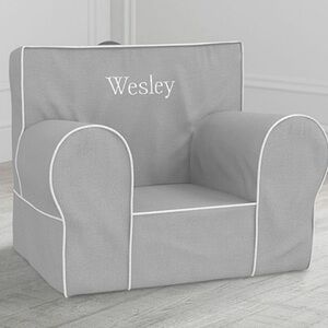 Pottery barn kids my first chair cover with name: Wesley